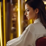 Girl in the futur game attendante casino slot mach